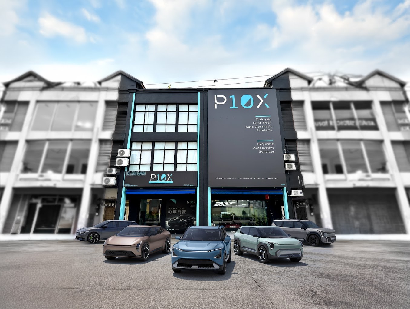 Exterior of the P10X Academy building at Bandar Sunway, Petaling Jaya
