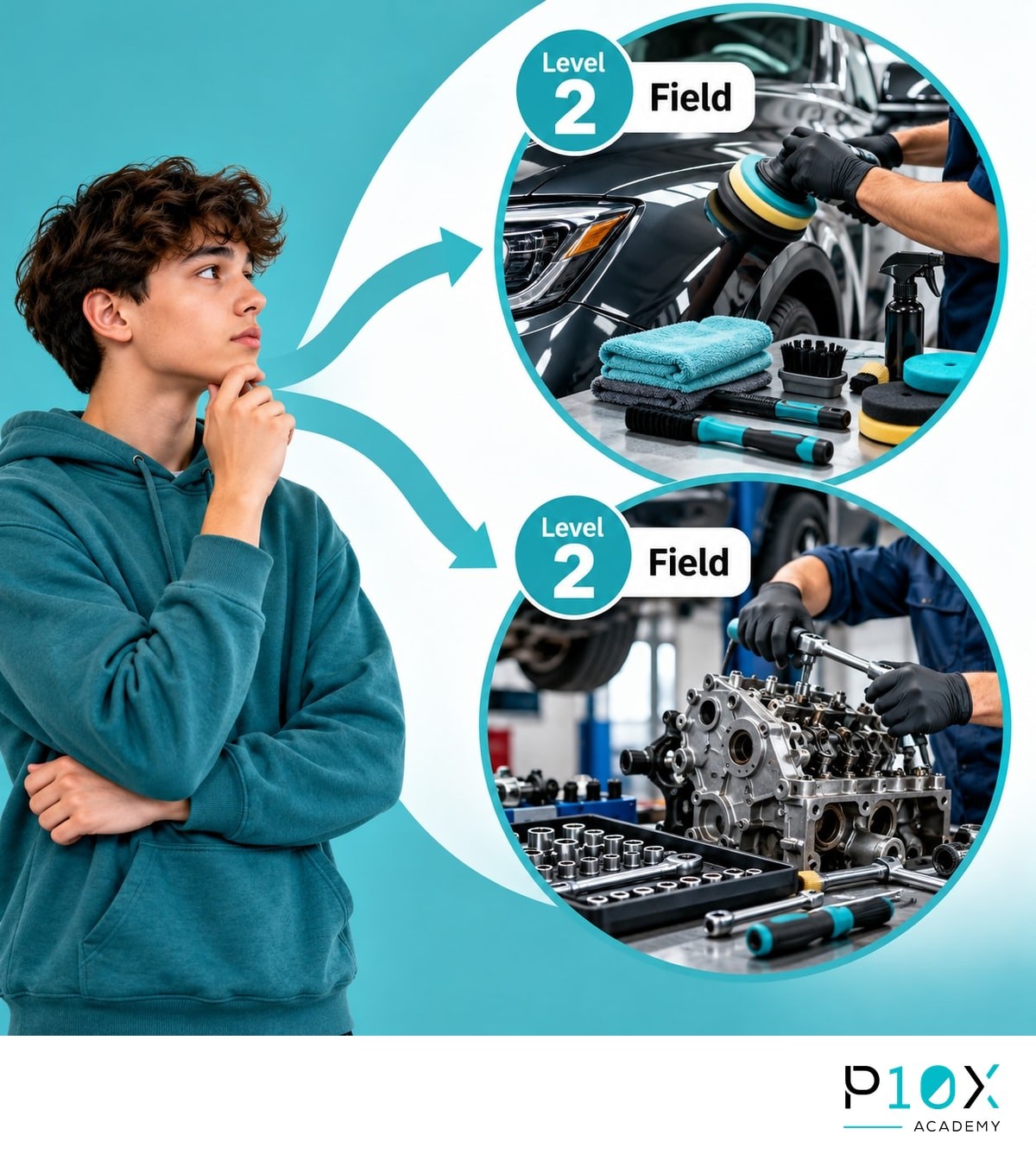 Different occupational fields can have Level 2 programmes covering different skills