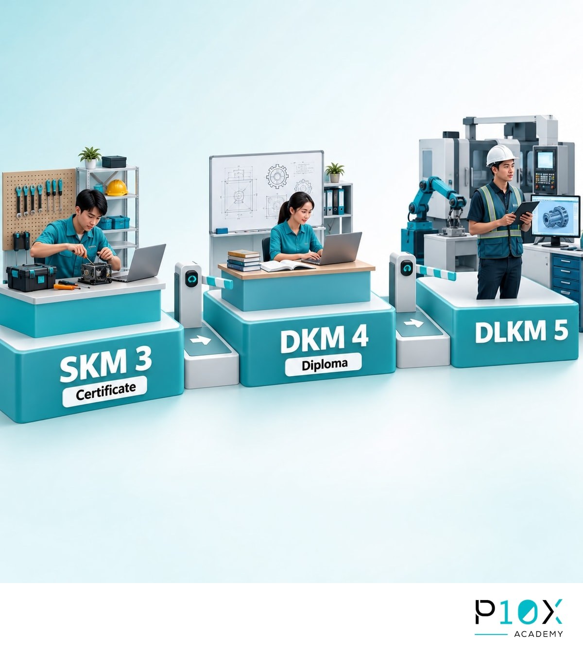 SKM Level 3 is a certificate, distinct from DKM Level 4 and DLKM Level 5