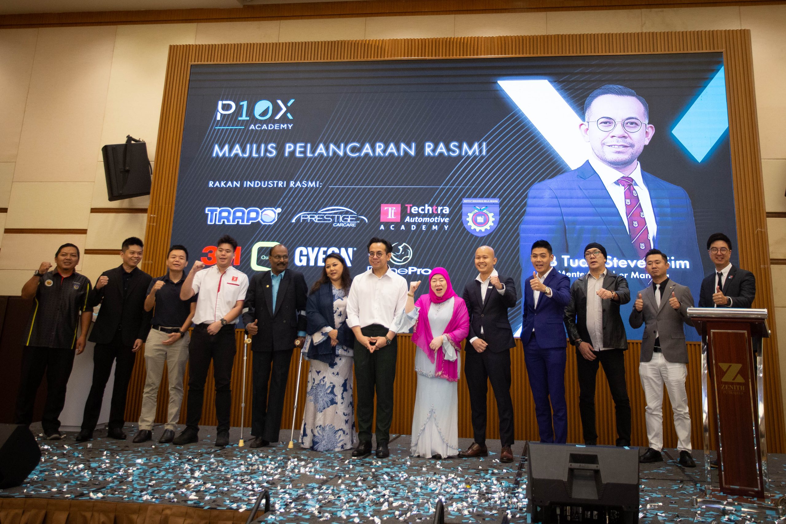 Official Launch of P10X Academy officiated by YB Steven Sim